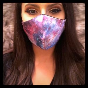 Galaxy printed fashion mask